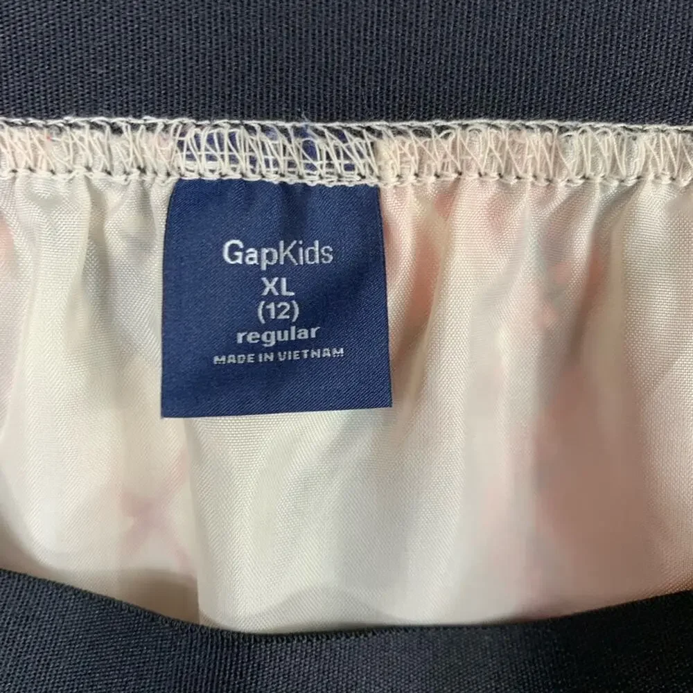 GAP Kids Plaid Accordion Pleat Midi Skirt XL
